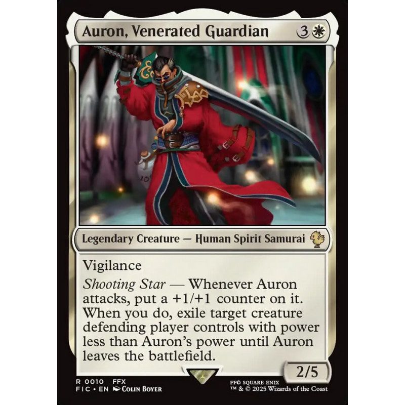 Auron, Venerated Guardian