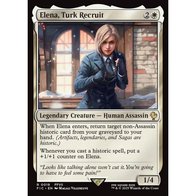Elena, Turk Recruit