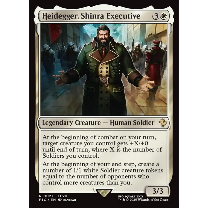 Heidegger, Shinra Executive