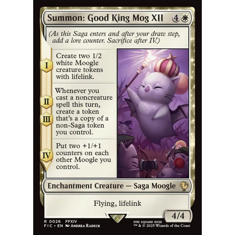 Summon: Good King Mog XII