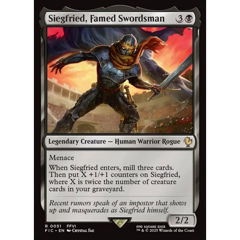 Siegfried, Famed Swordsman