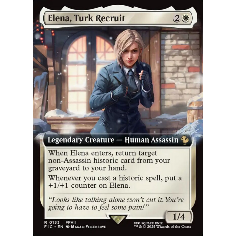 Elena, Turk Recruit
