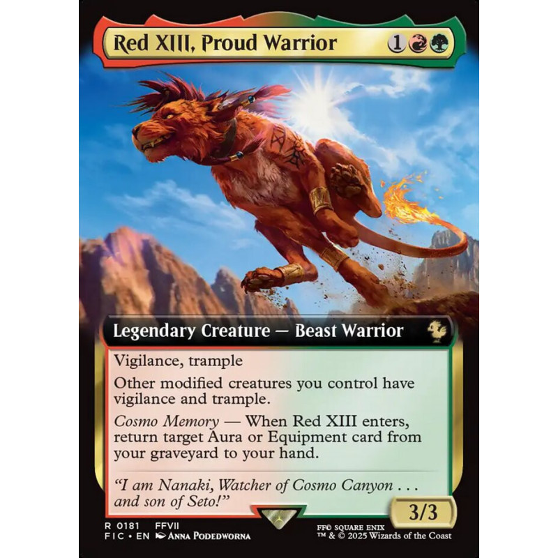 Red XIII, Proud Warrior