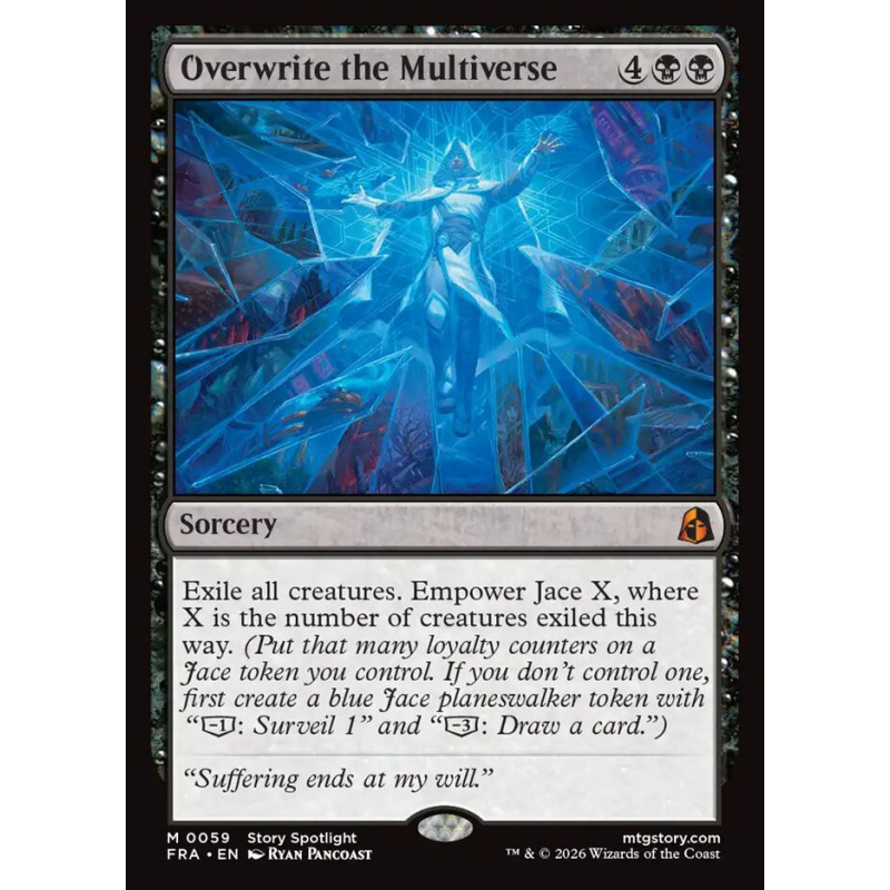 Overwrite the Multiverse