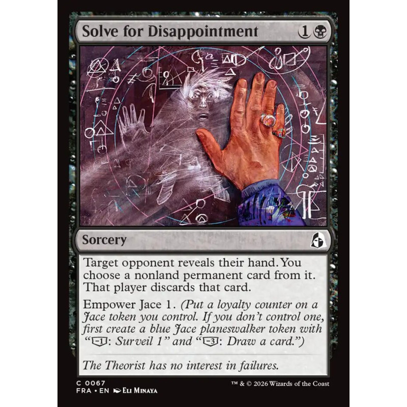 Solve for Disappointment