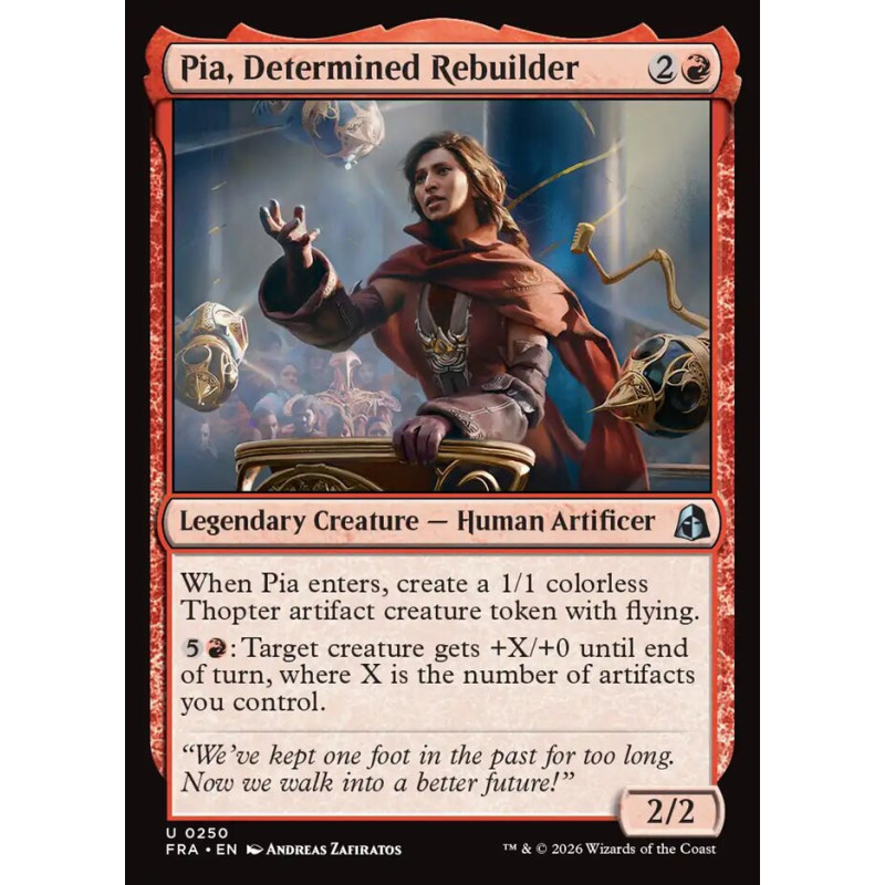 Pia, Determined Rebuilder