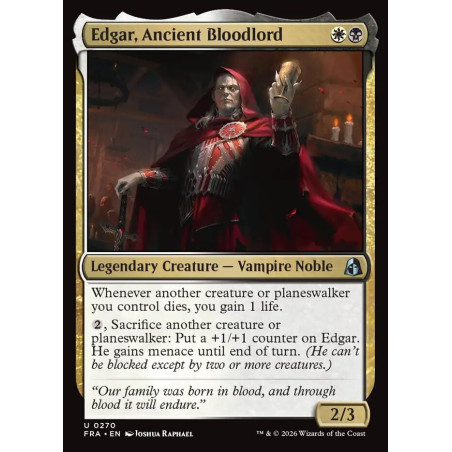 Edgar, Ancient Bloodlord