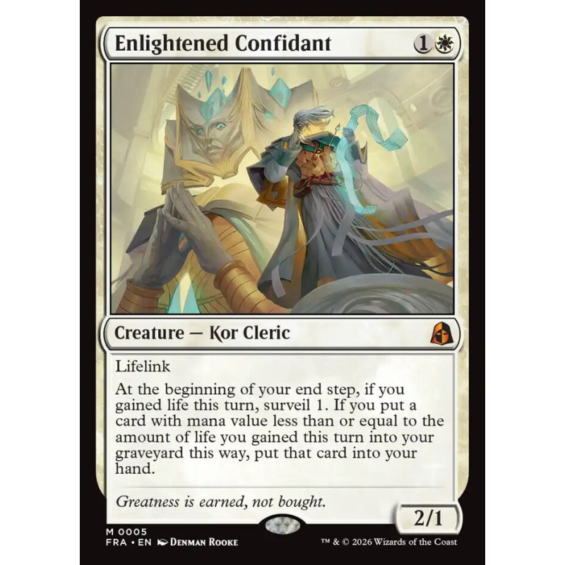 Foil Enlightened Confidant