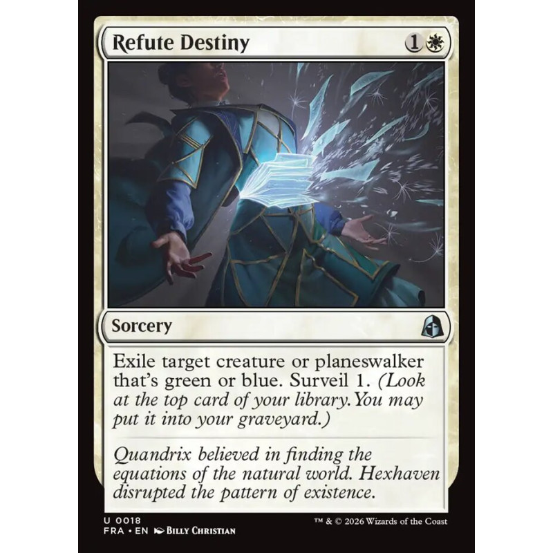 Foil Refute Destiny