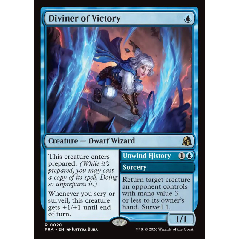 Foil Diviner of Victory // Unwind History