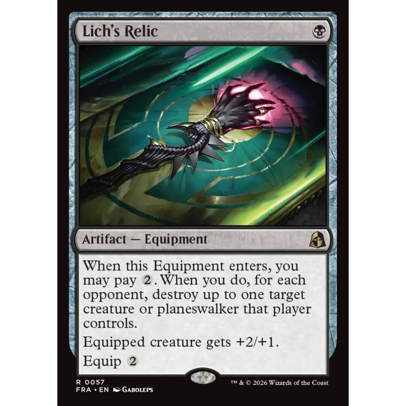 Foil Lich's Relic