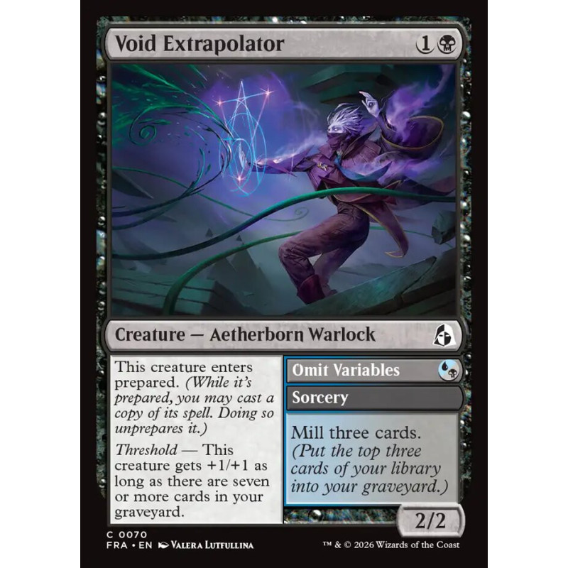 Foil Void Extrapolator // Omit Variables