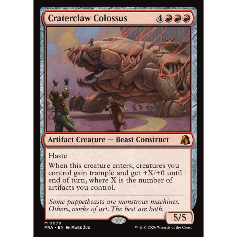 Foil Craterclaw Colossus