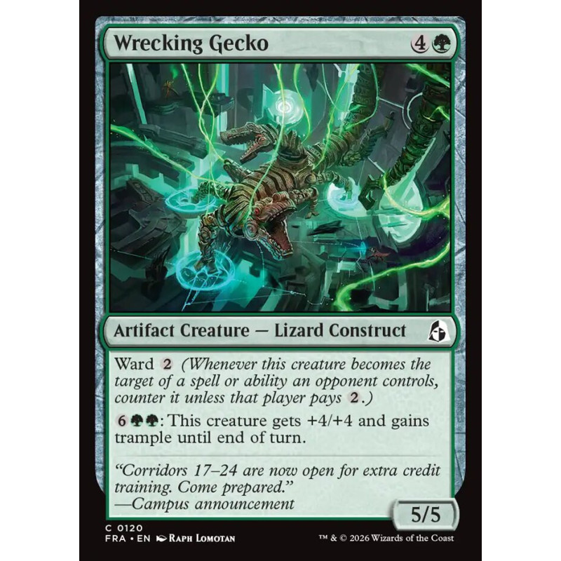 Foil Wrecking Gecko