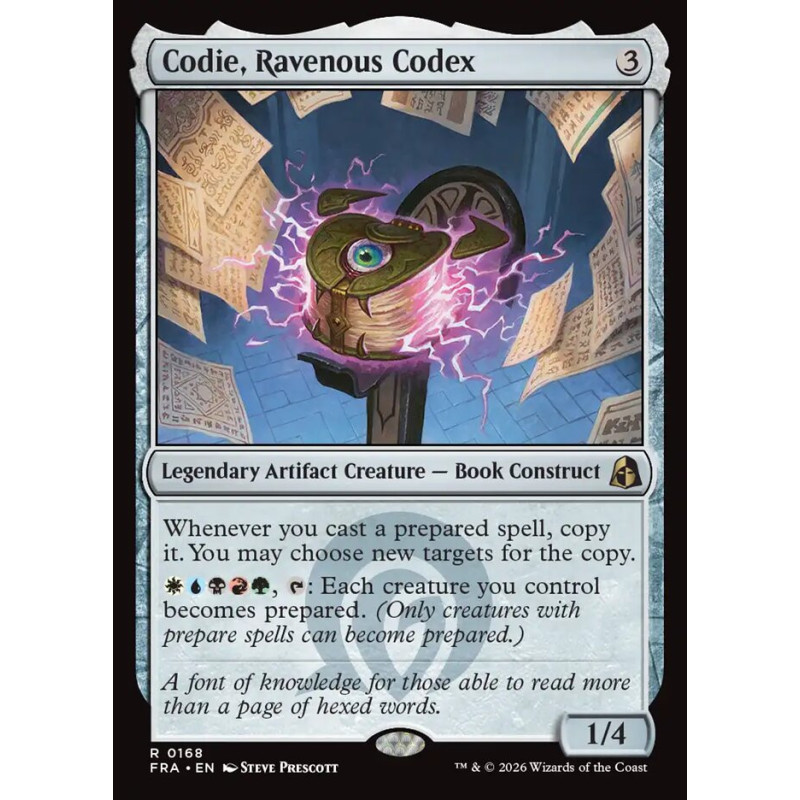 Foil Codie, Ravenous Codex