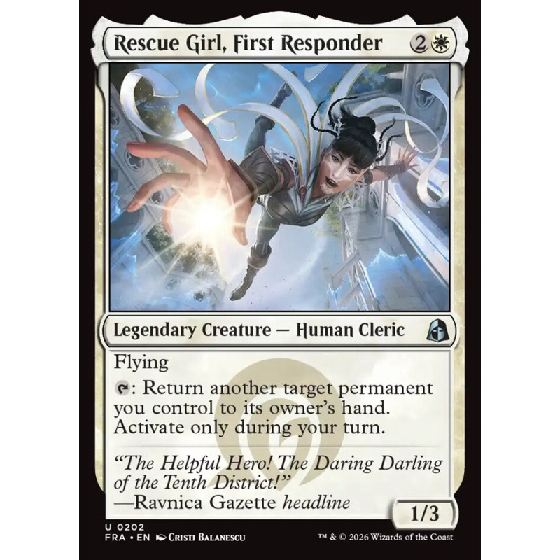 Foil Rescue Girl, First Responder