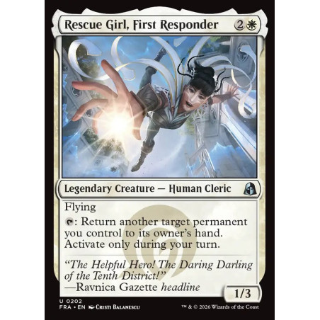 Foil Rescue Girl, First Responder