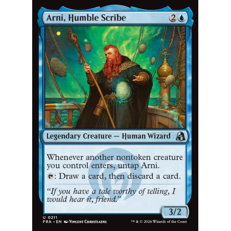Foil Arni, Humble Scribe