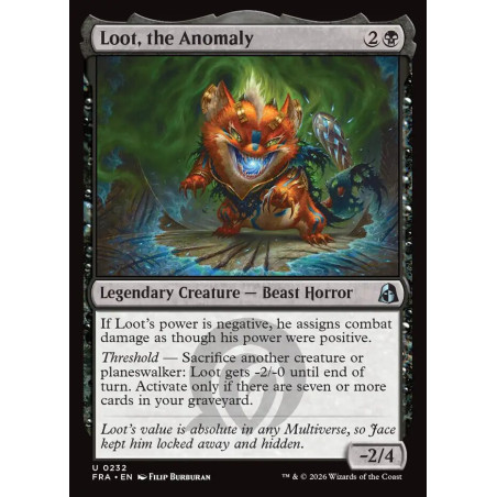 Foil Loot, the Anomaly