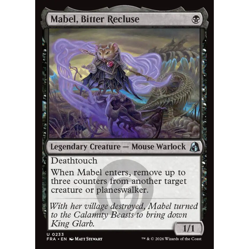 Foil Mabel, Bitter Recluse