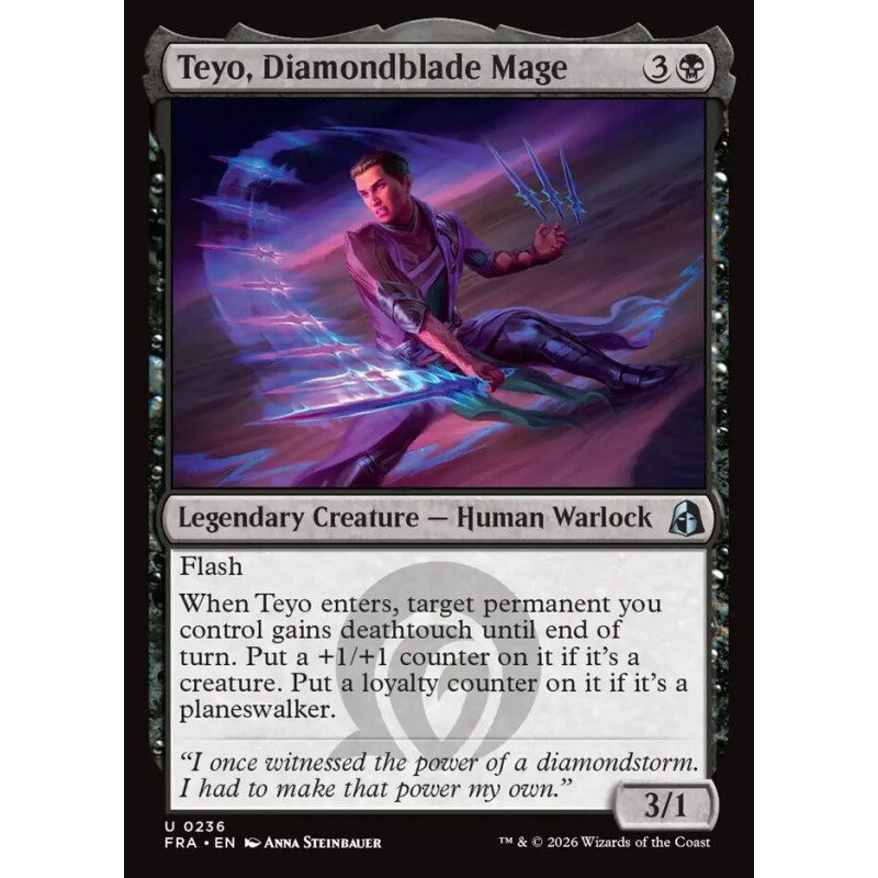 Foil Teyo, Diamondblade Mage