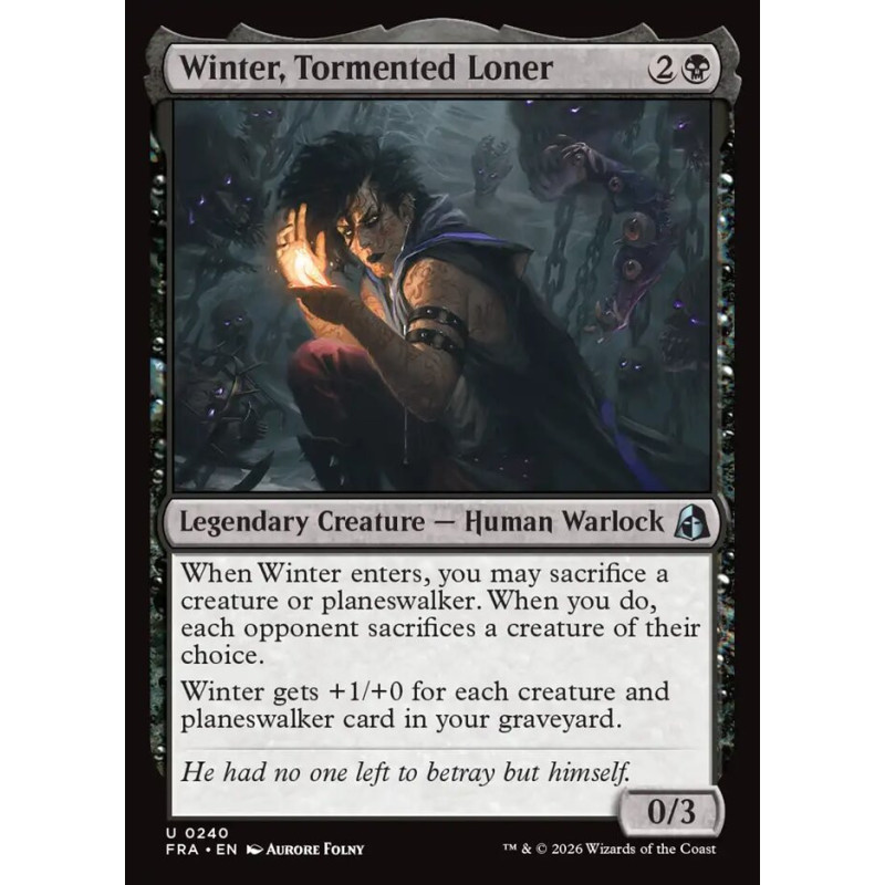 Foil Winter, Tormented Loner
