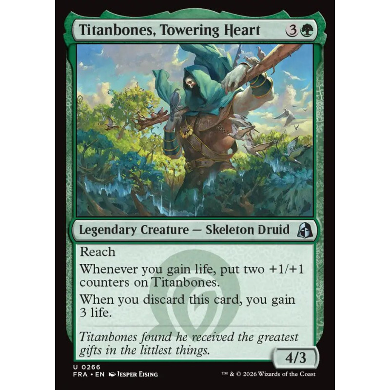 Foil Titanbones, Towering Heart