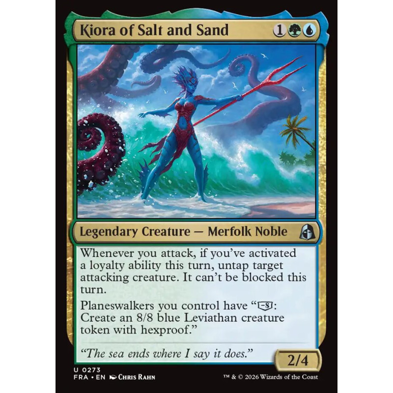 Foil Kiora of Salt and Sand