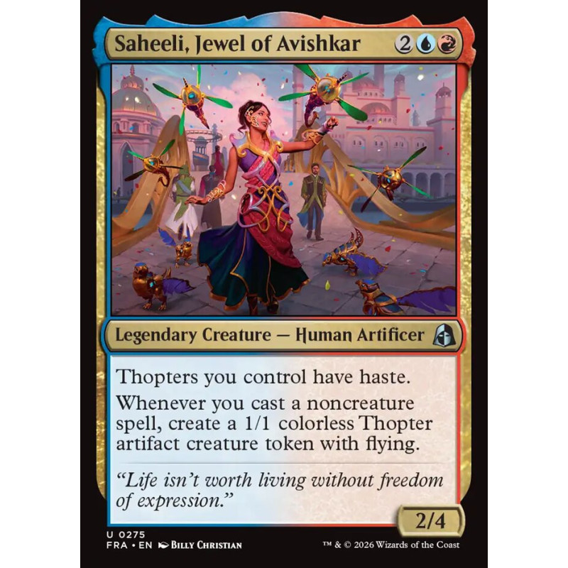 Foil Saheeli, Jewel of Avishkar