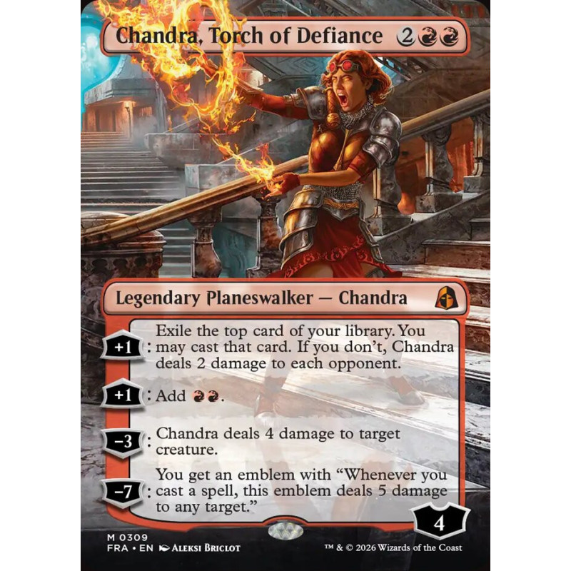 Foil Chandra, Torch of Defiance