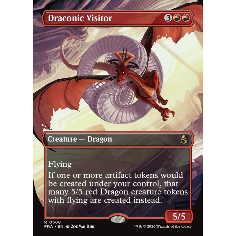 Foil Draconic Visitor