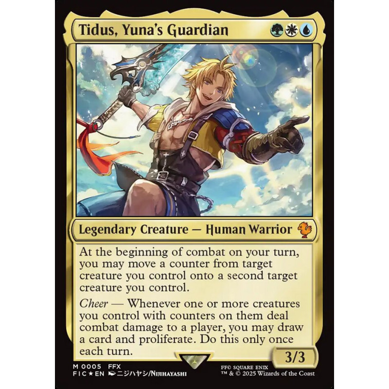 Surge Foil Tidus, Yuna's Guardian