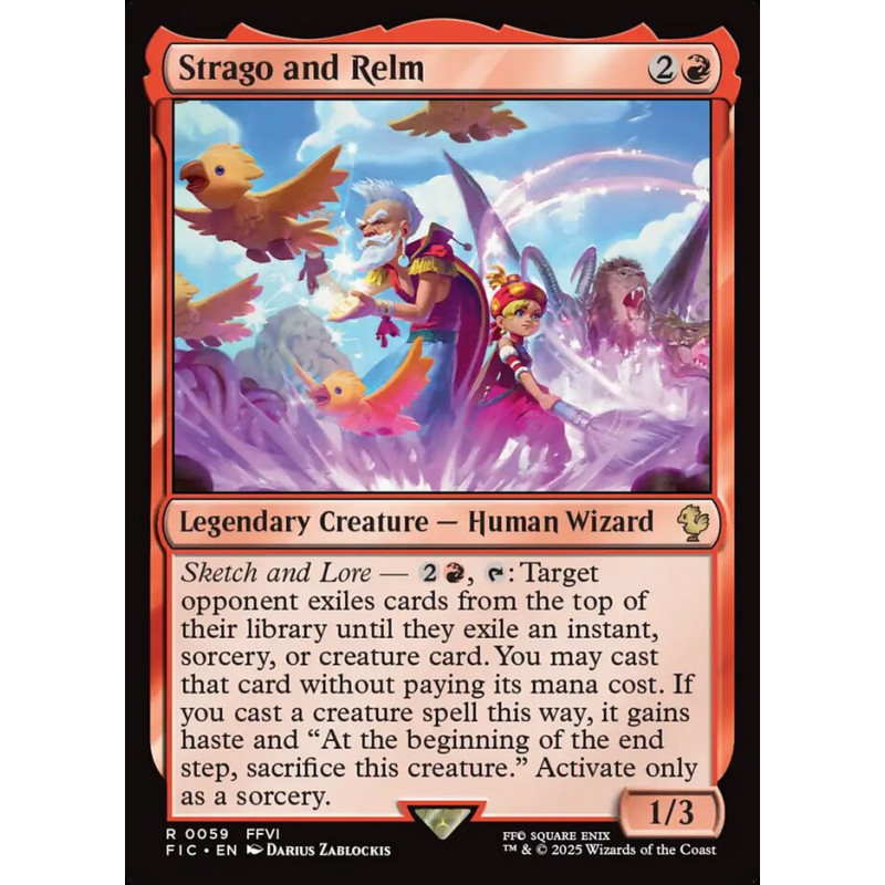 Surge Foil Strago and Relm