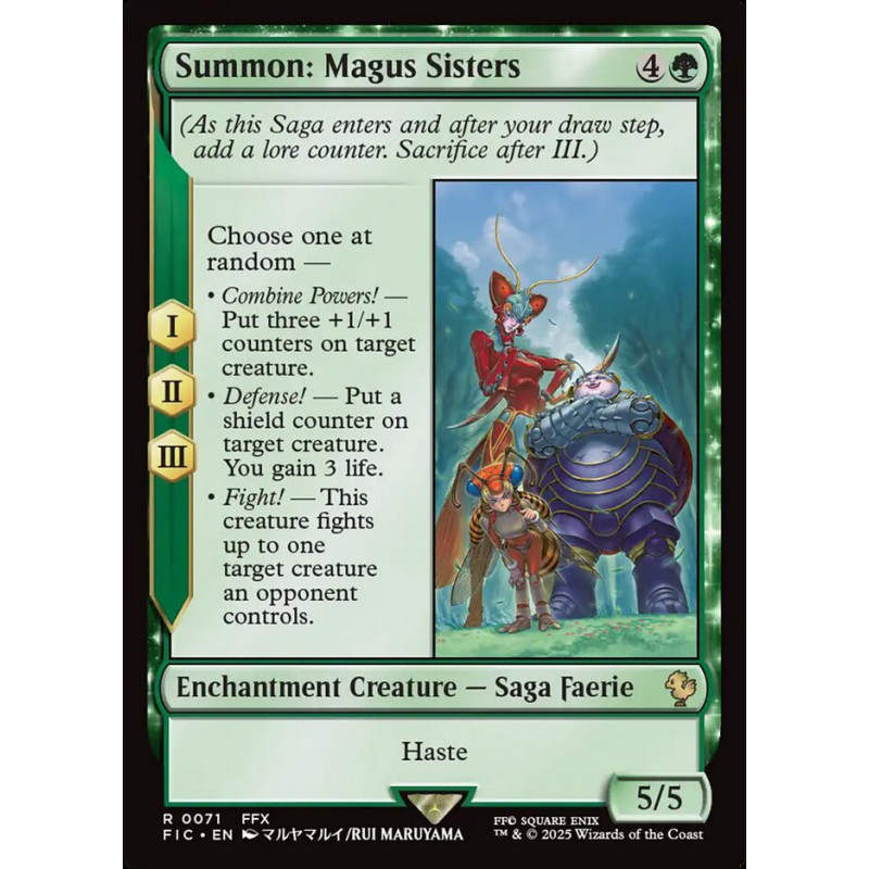 Surge Foil Summon: Magus Sisters