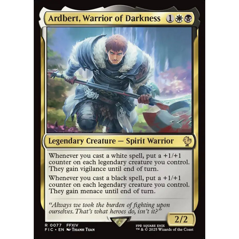 Surge Foil Ardbert, Warrior of Darkness