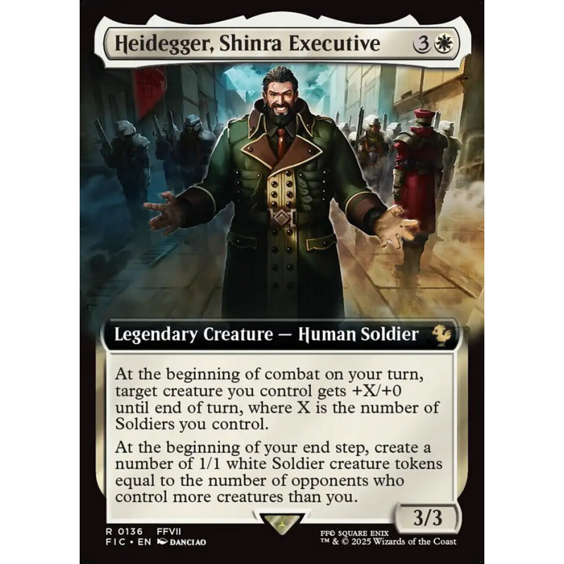 Surge Foil Heidegger, Shinra Executive