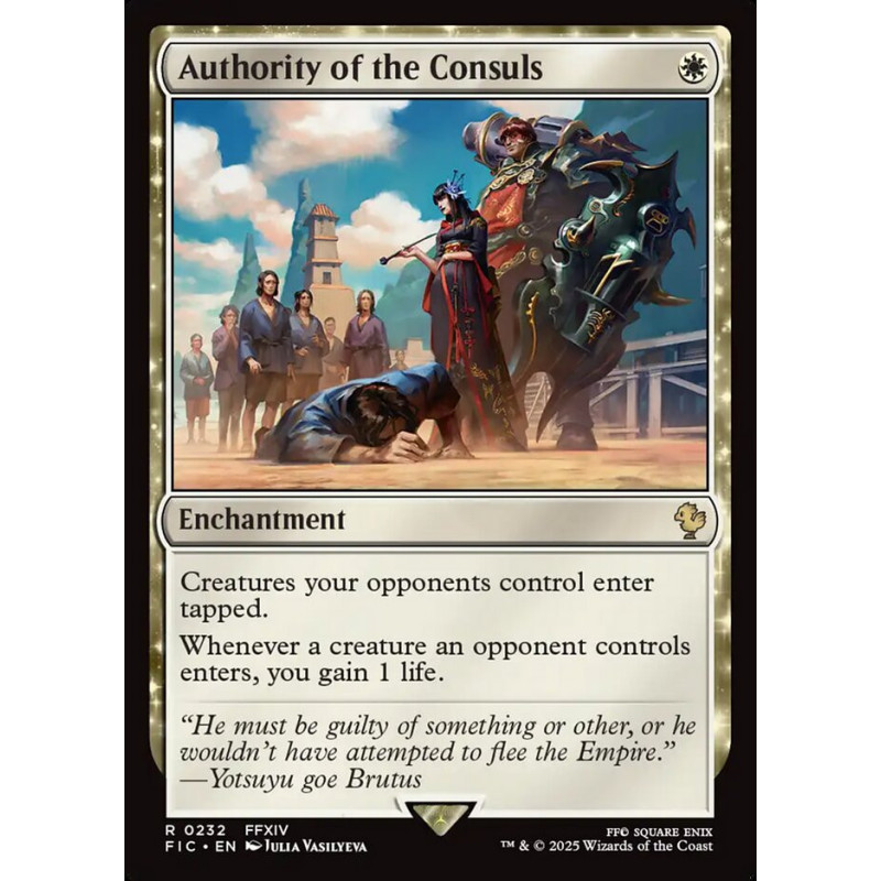 Surge Foil Authority of the Consuls
