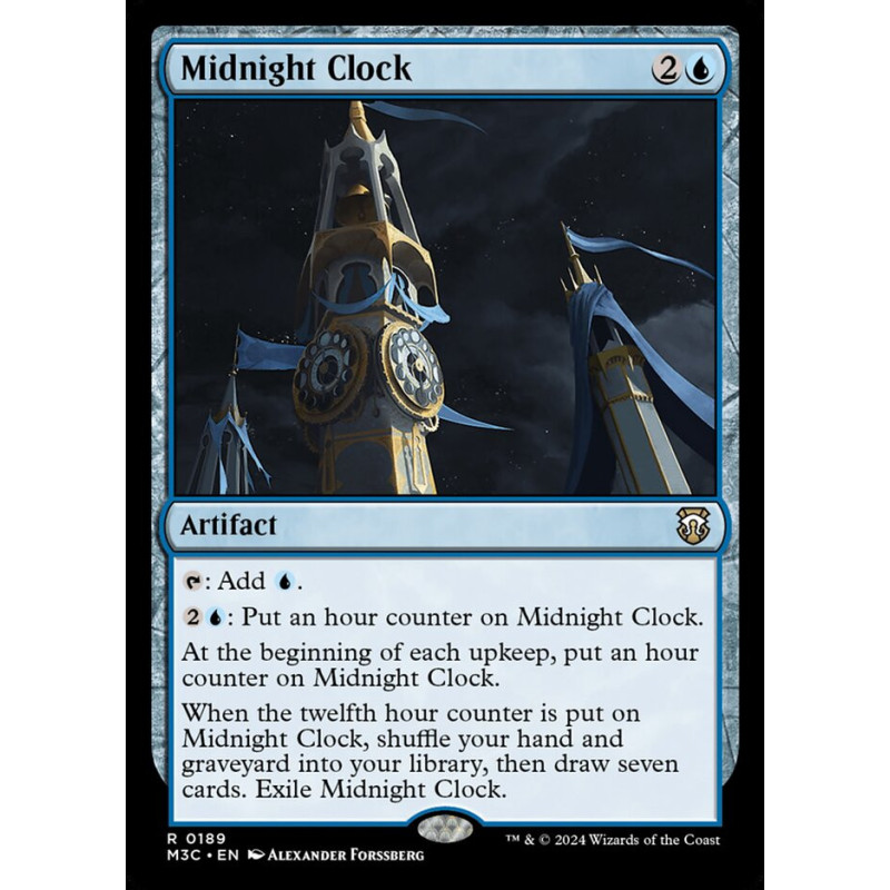 FOIL Midnight Clock
