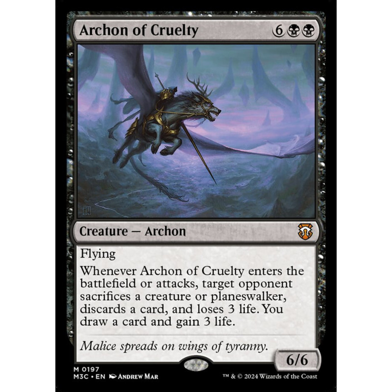 FOIL Archon of Cruelty