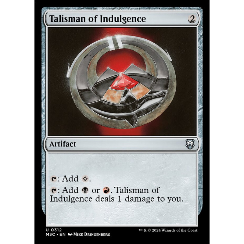 FOIL Talisman of Indulgence