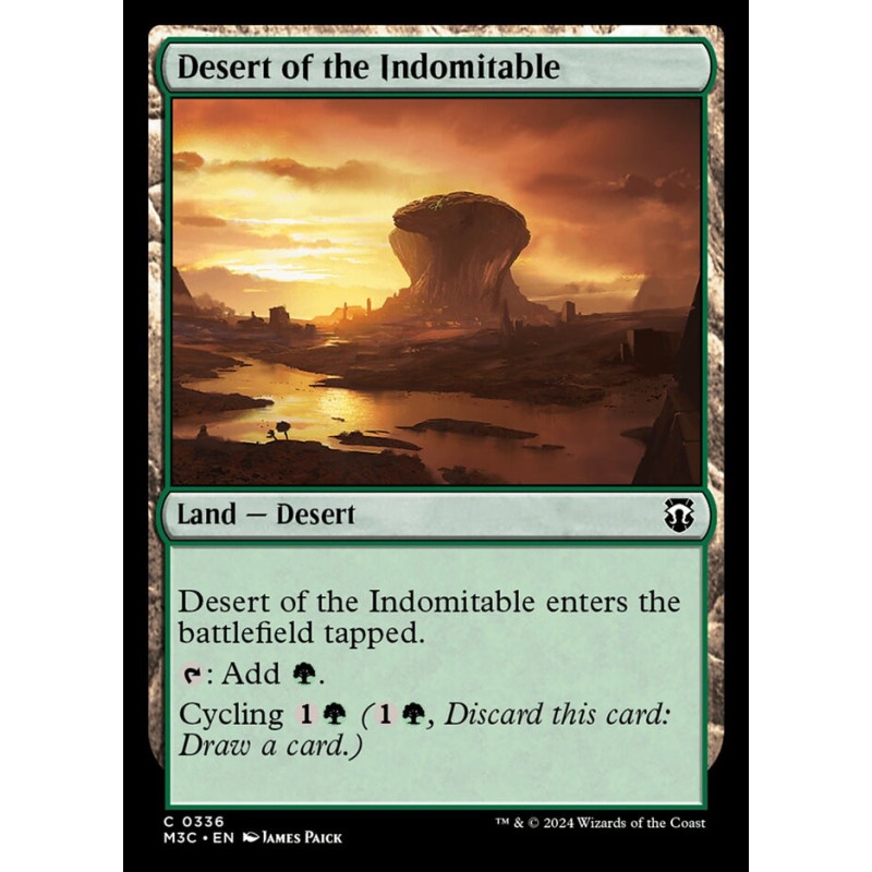 FOIL Desert of the Indomitable
