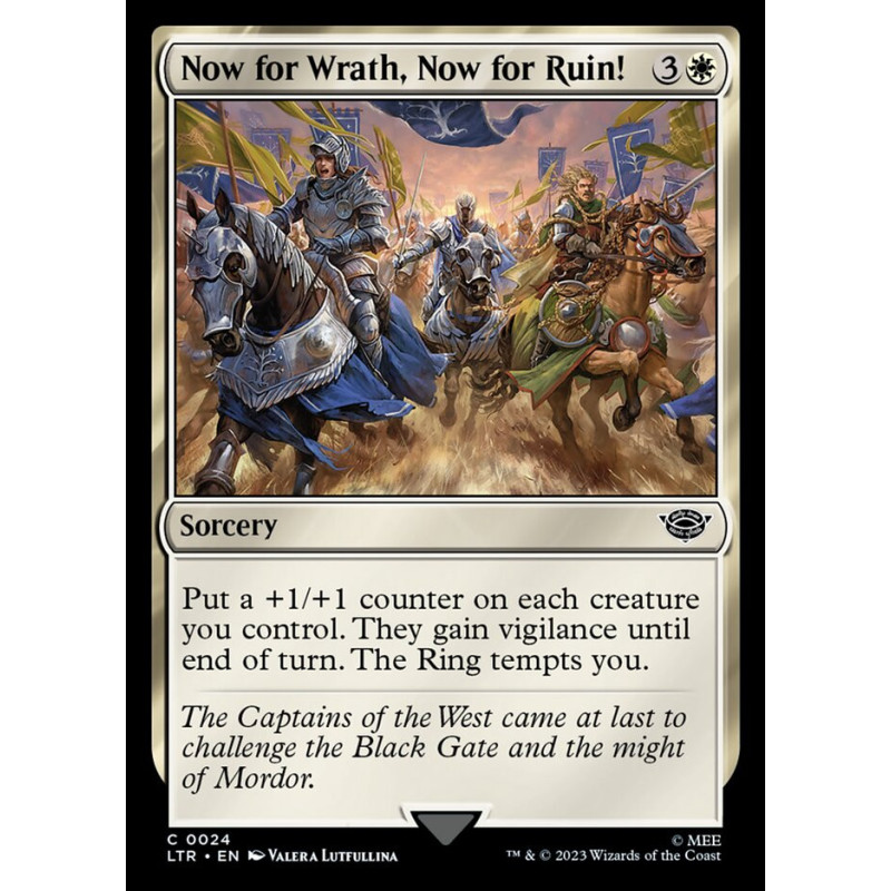 Now for Wrath, Now for Ruin!