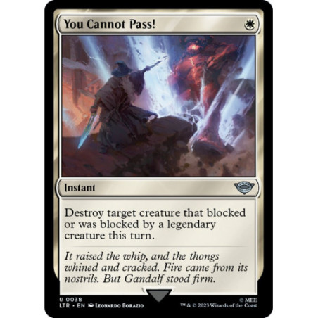 You Cannot Pass!