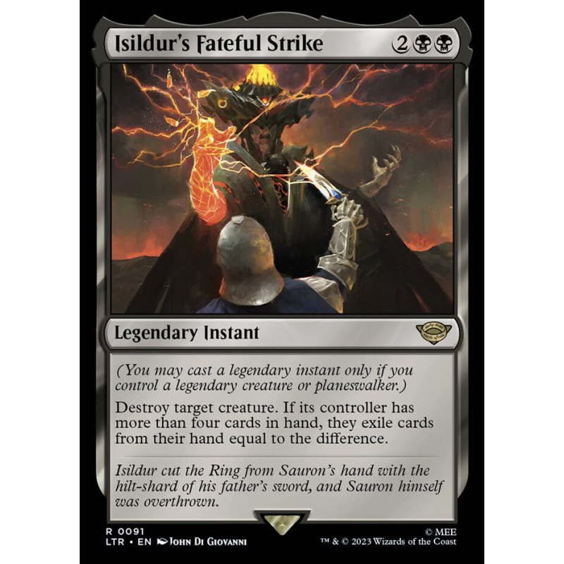 Isildur's Fateful Strike