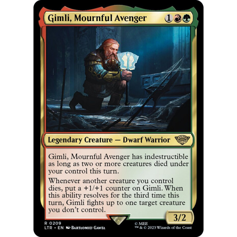 Gimli, Mournful Avenger