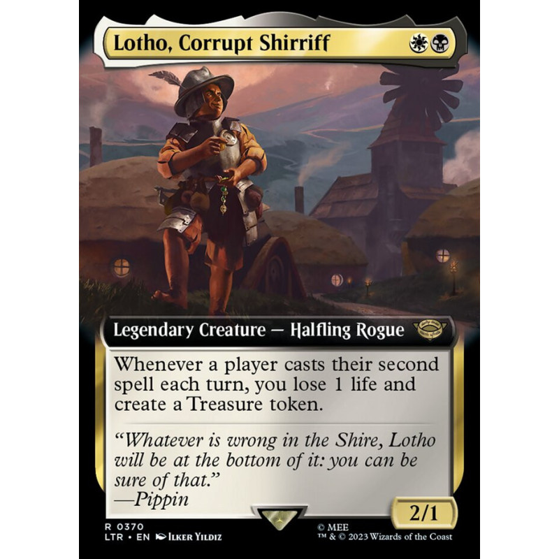Lotho, Corrupt Shirriff