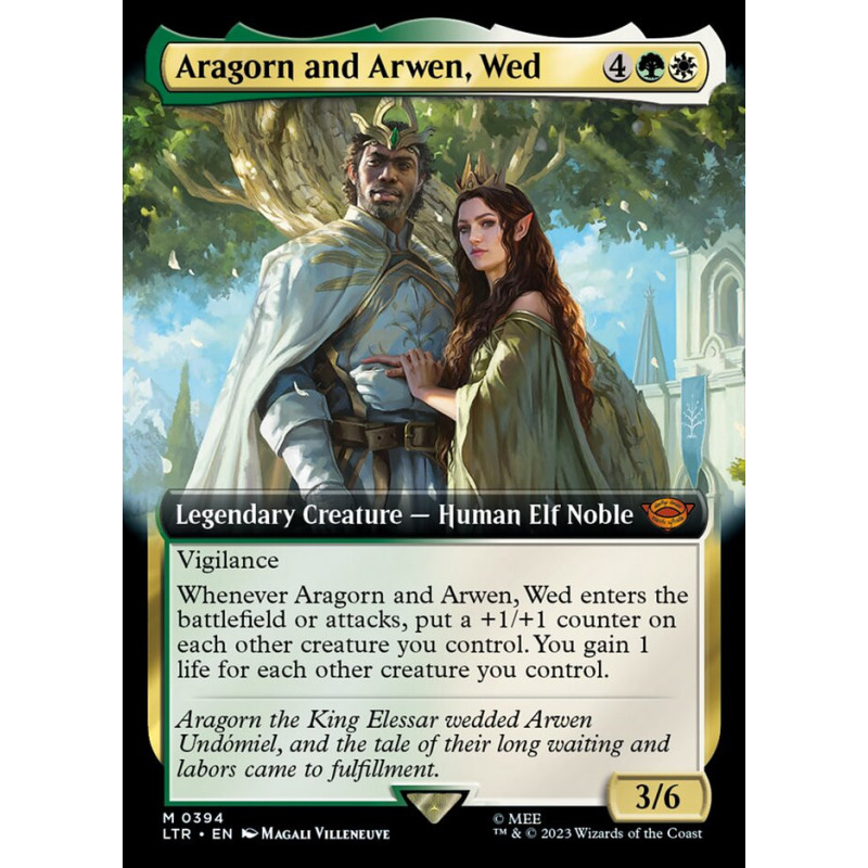 Aragorn and Arwen, Wed