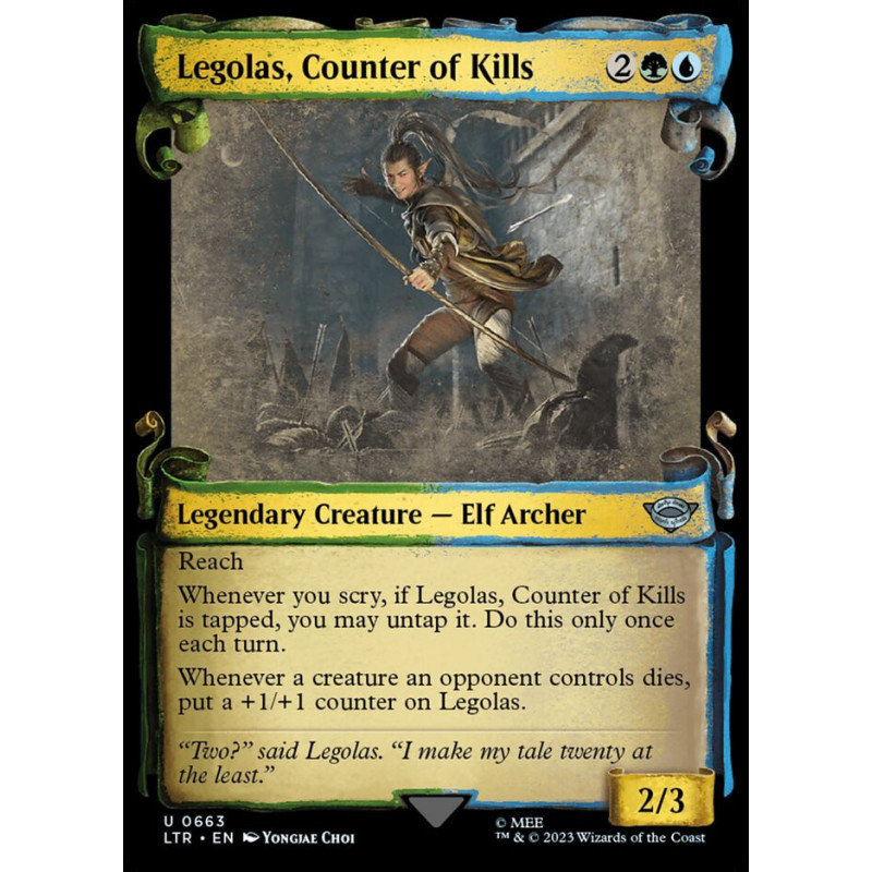 Legolas, Counter of Kills