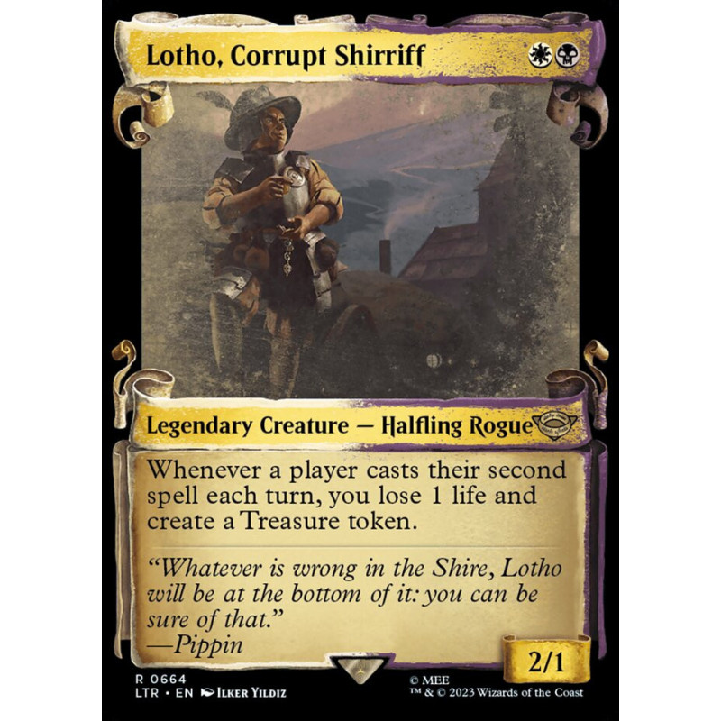 Lotho, Corrupt Shirriff