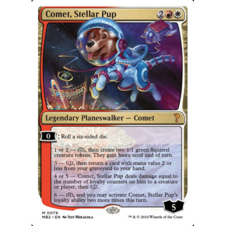 Comet, Stellar Pup